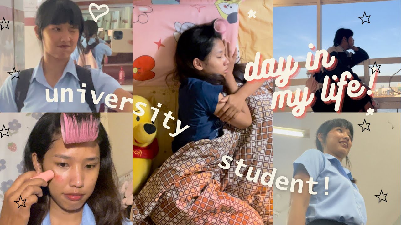 A day in my life🍵📚 as a uni student in Cambodia/ foundation years;)✨