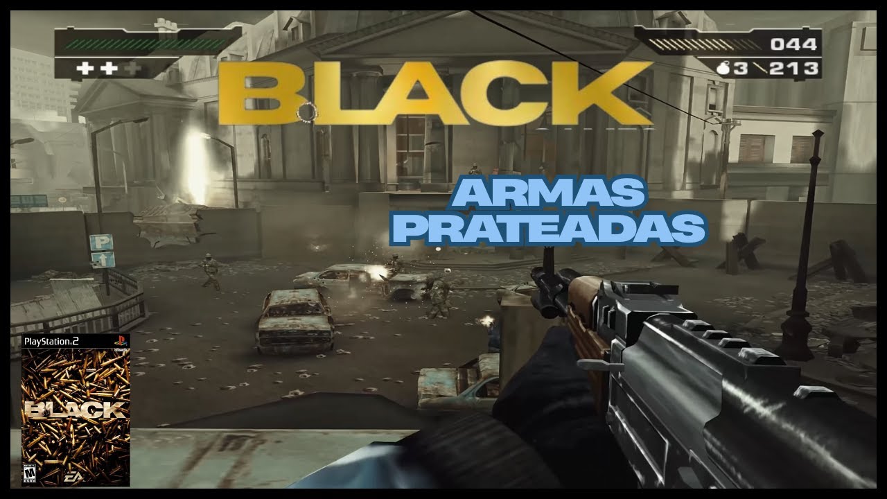 BLACK ARMAS PRATEADAS