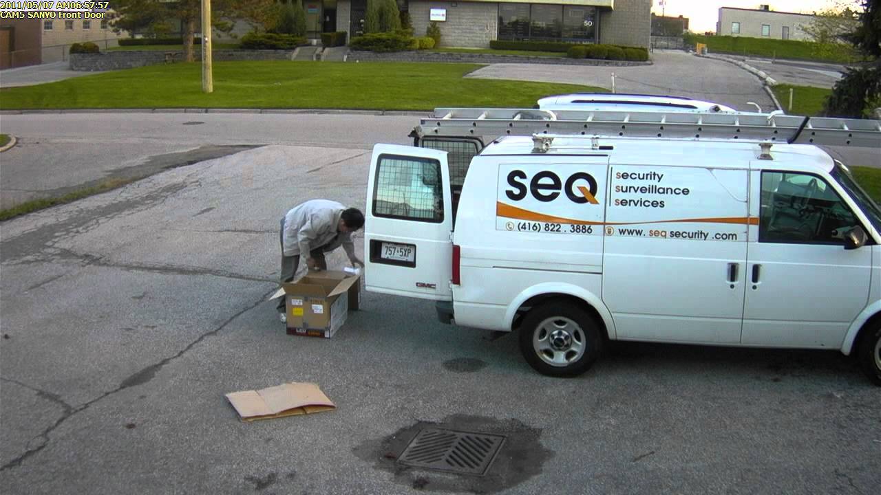 SEQ Security SANYO HD Dome Camera at day time