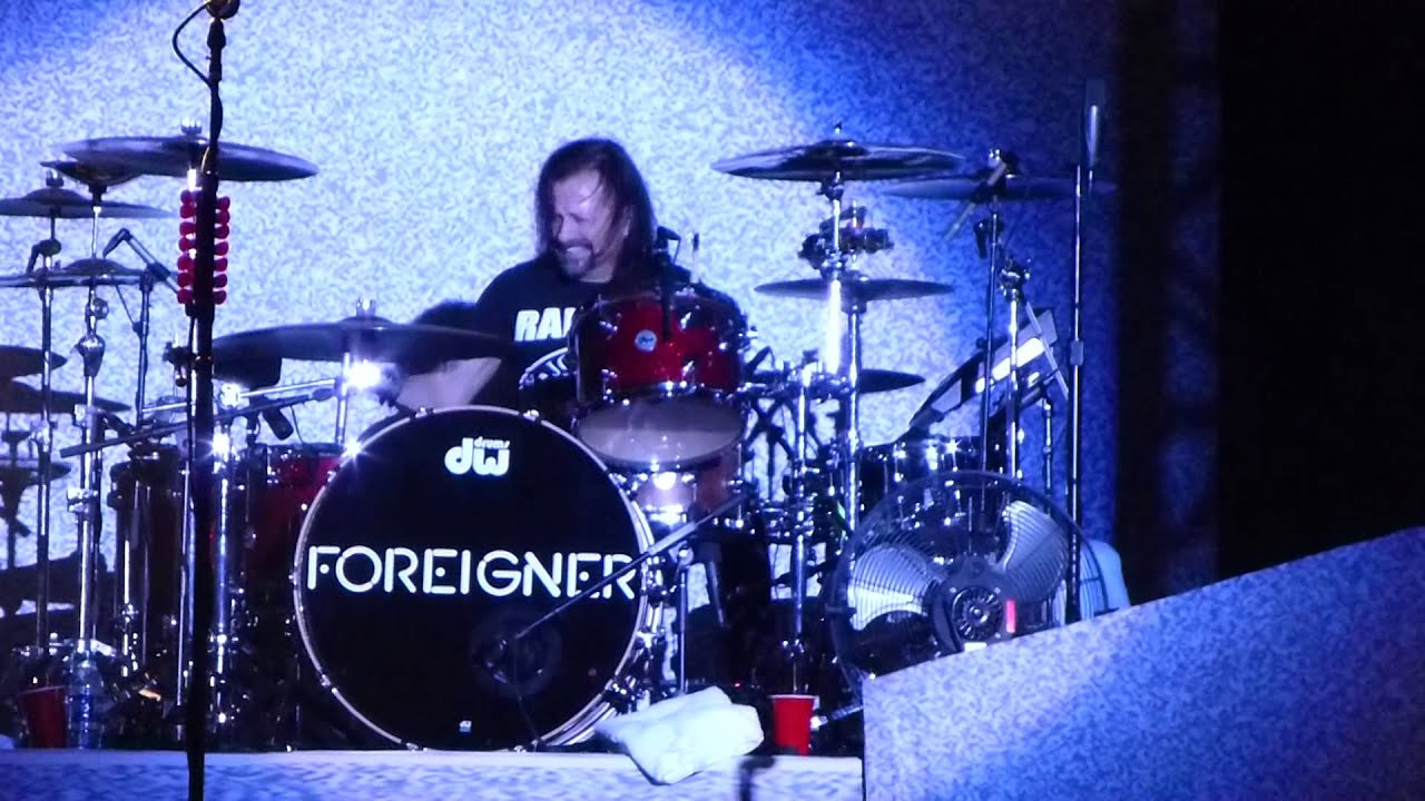 Foreigner - Chris Frazier Drum Solo - Walworth County Fair - Aug 31, 2014