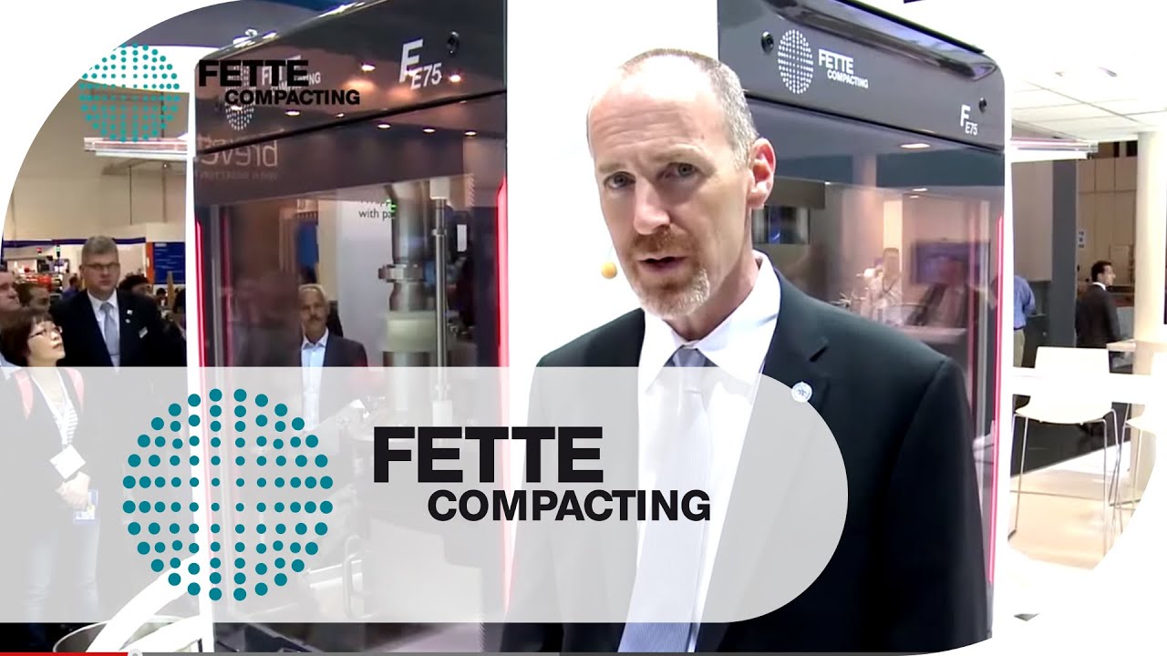 Matt Bundenthal presents the FE75 Tablet Press - INTERPACK 2014 | Fette Compacting