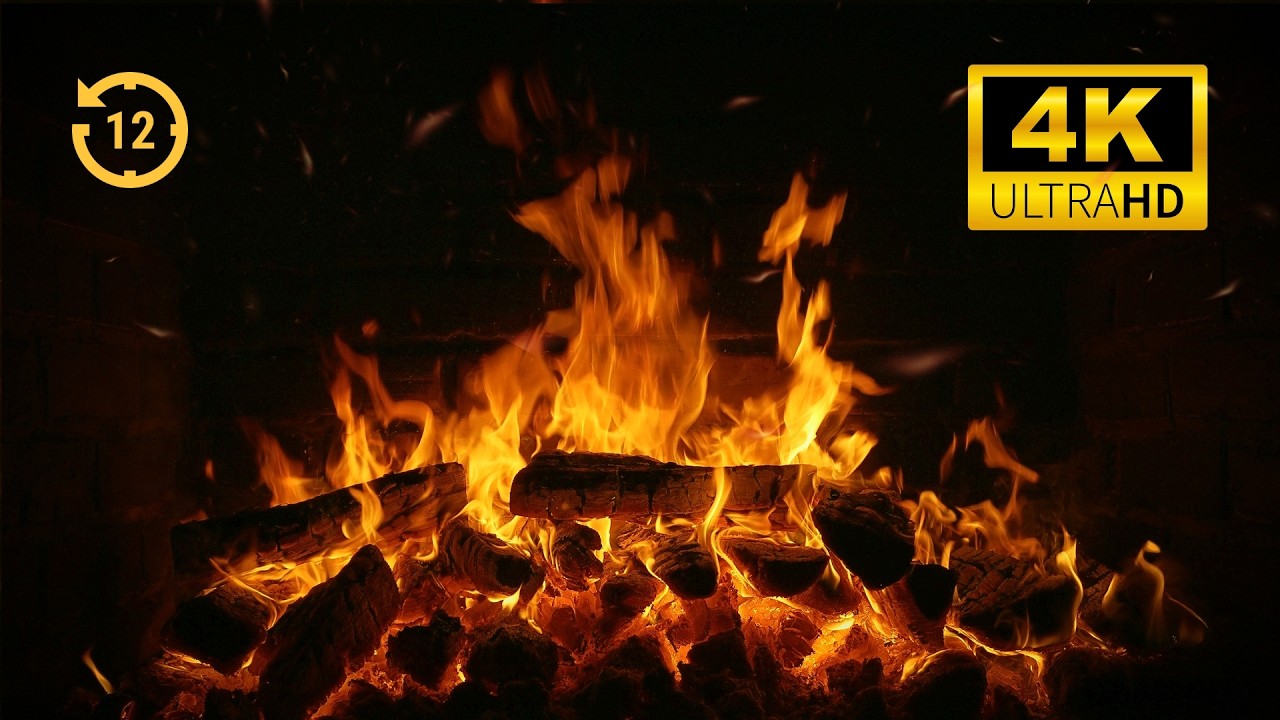 🔥 Fireplace NO ADS. No AI Cozy Fireplace 4K Ultra HD