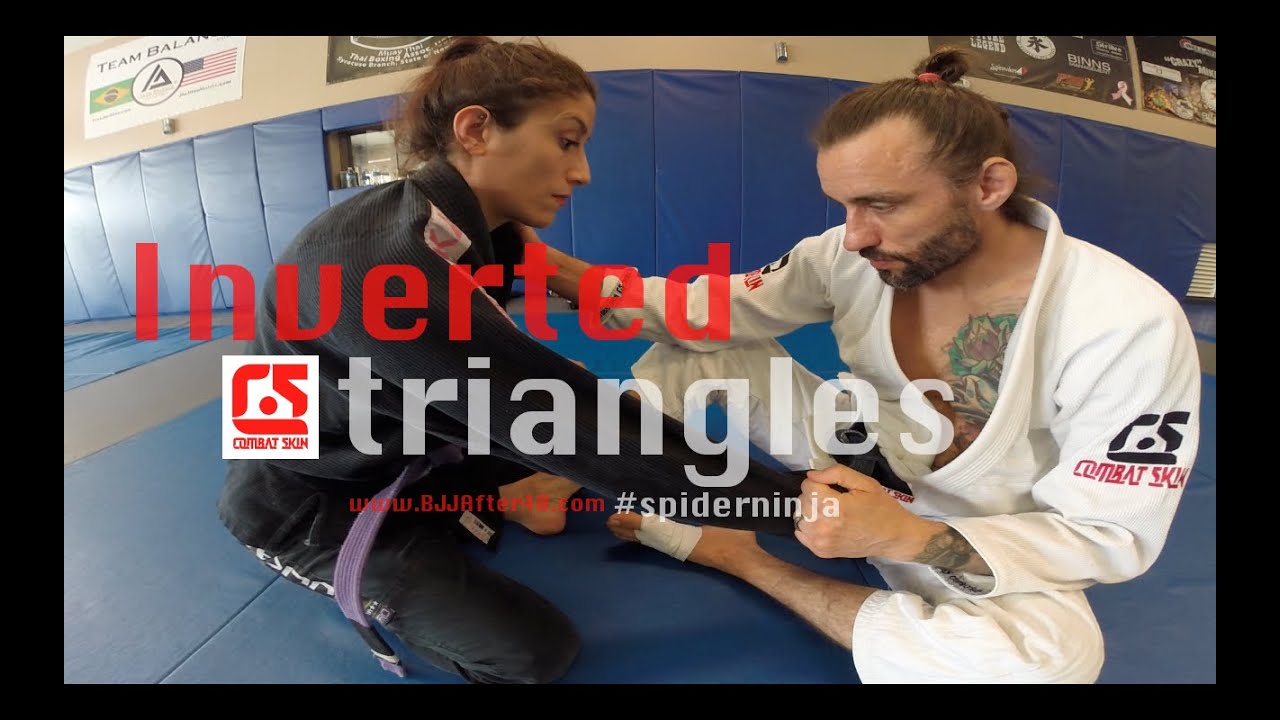 Inverted Triangle from Open Guard www.BJJAfter40.com