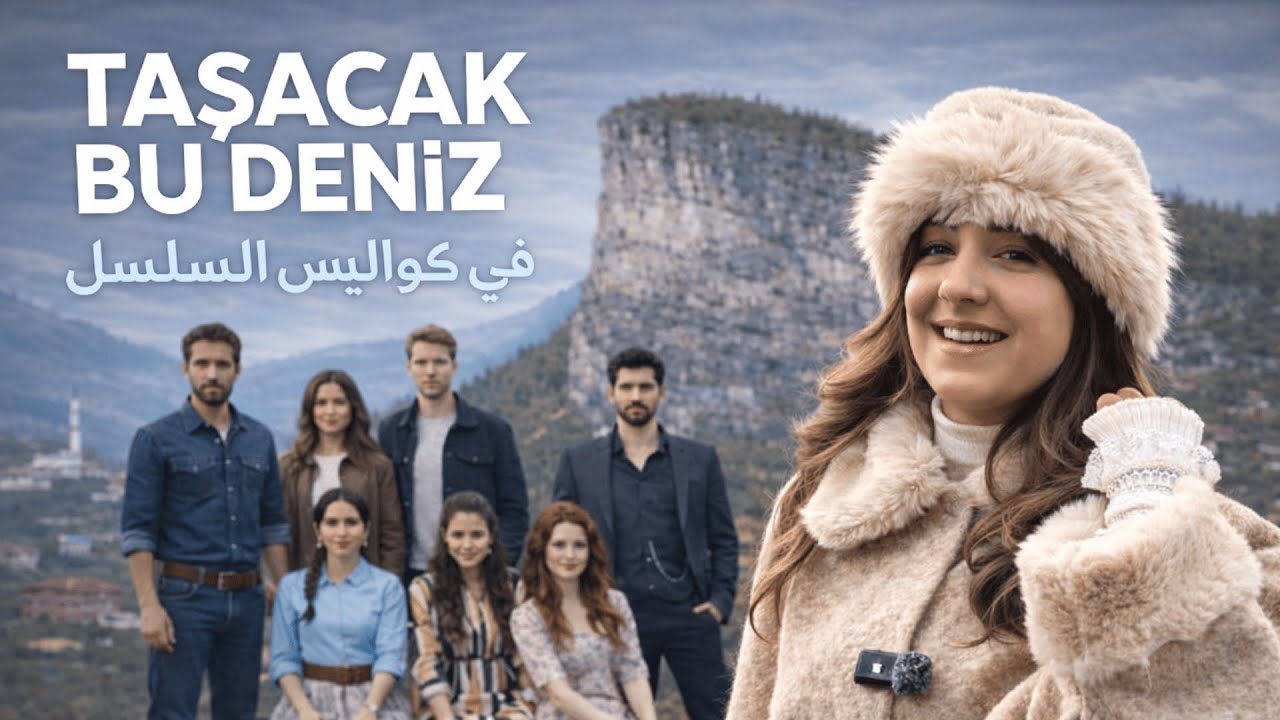 هنا صُوِّر مسلسل Taşacak Bu Deniz 🌊 | زيارة موقع التصوير الحقيقي