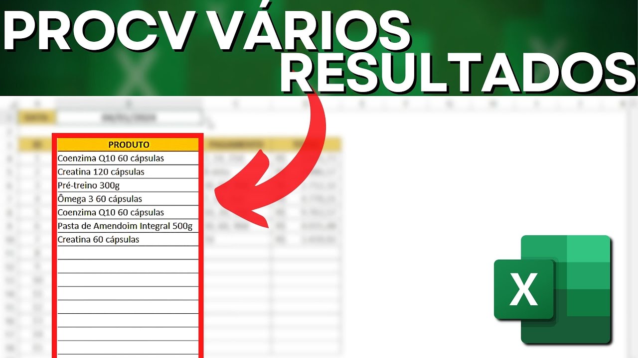 ProcV com Mais de Um Resultado no Excel | Retornar vários valores com o PROCV