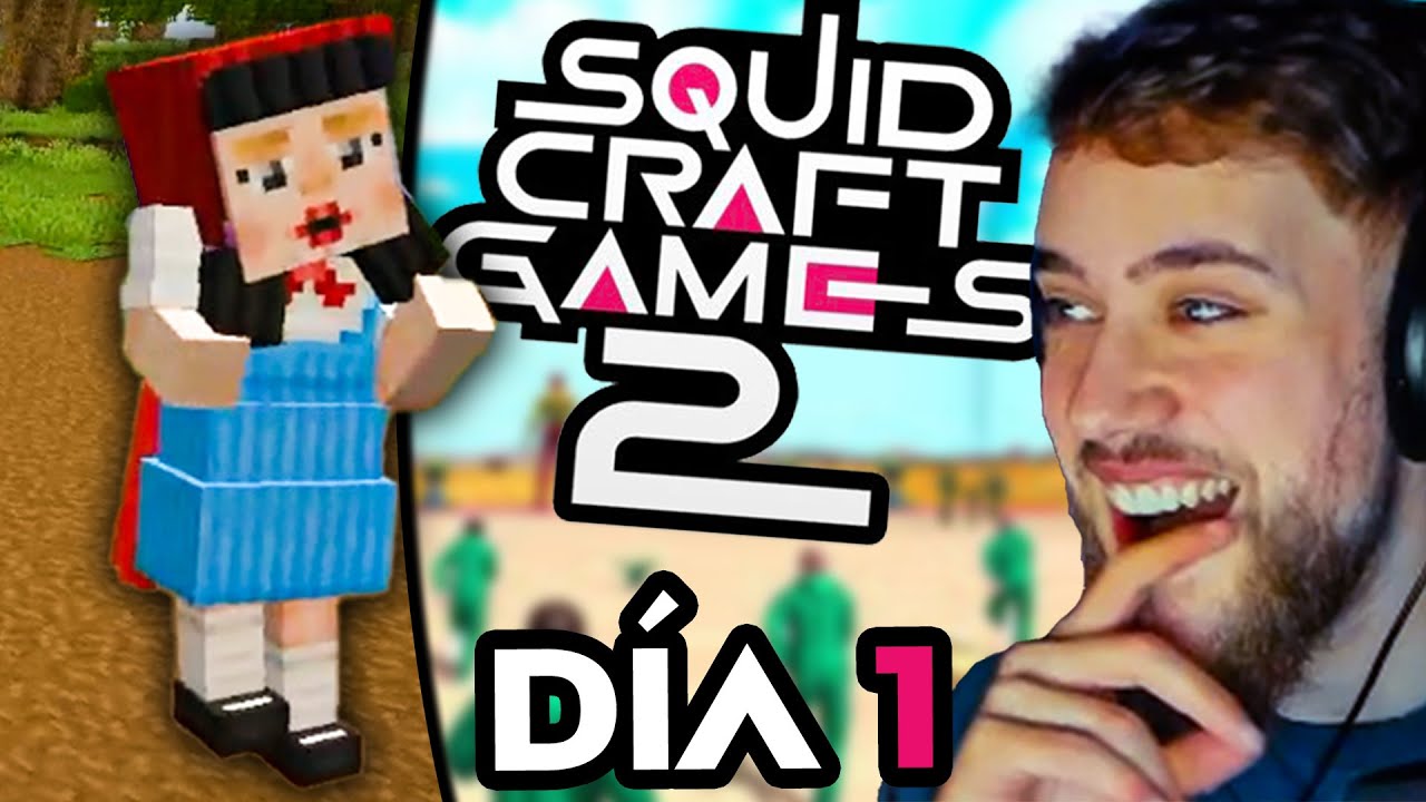SQUID CRAFT GAMES 2 - Día 1 🦑 MINECRAFT | Ep.1 Un día de suerte | CAROLA