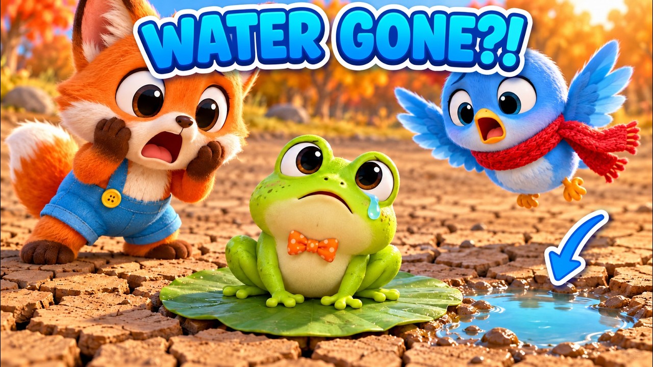The Pond Is Disappearing! 🐸  Tuki's Water Rescue  Kids Cartoon About Teamwork