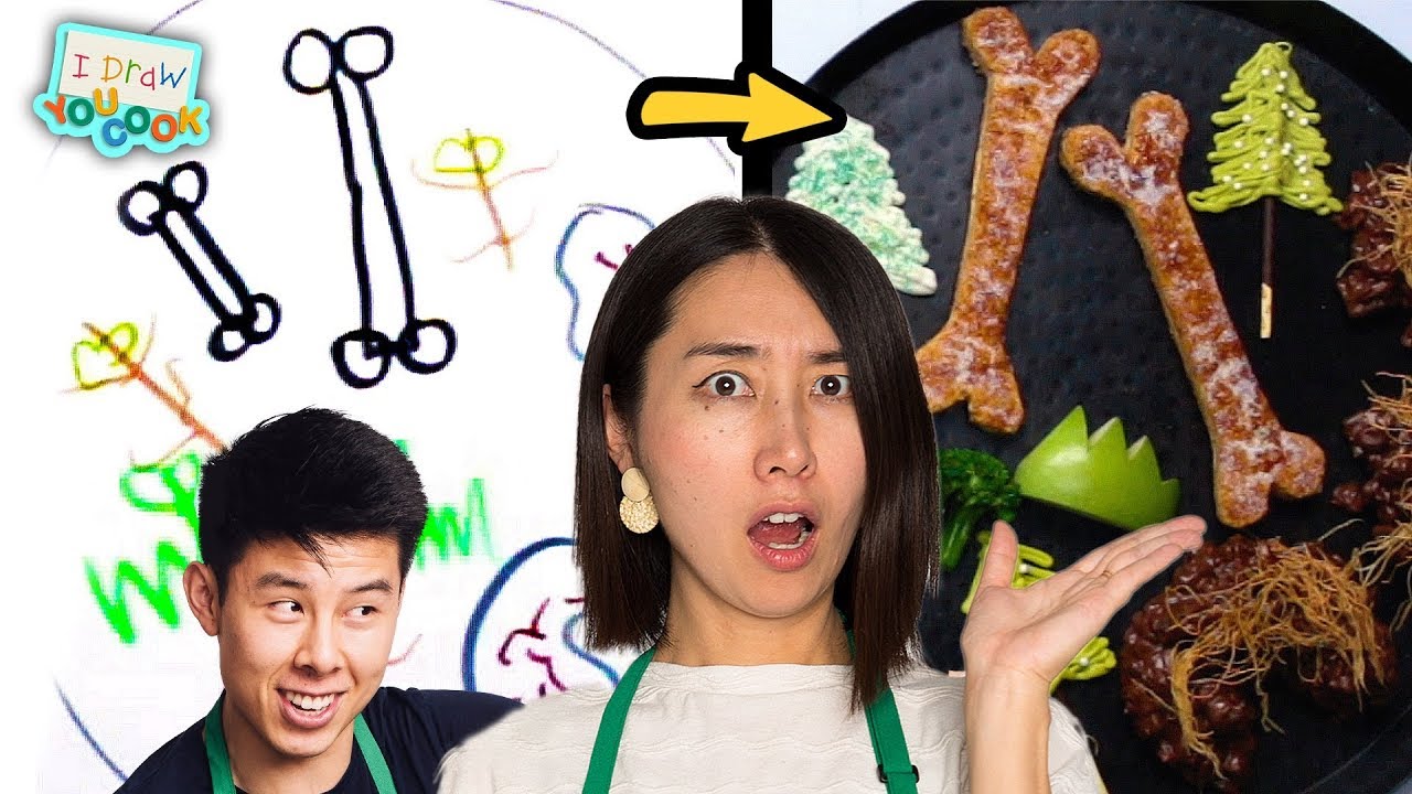 Смогут ли эти повара превратить рисунок йети в настоящую еду? &bull; Вкусно