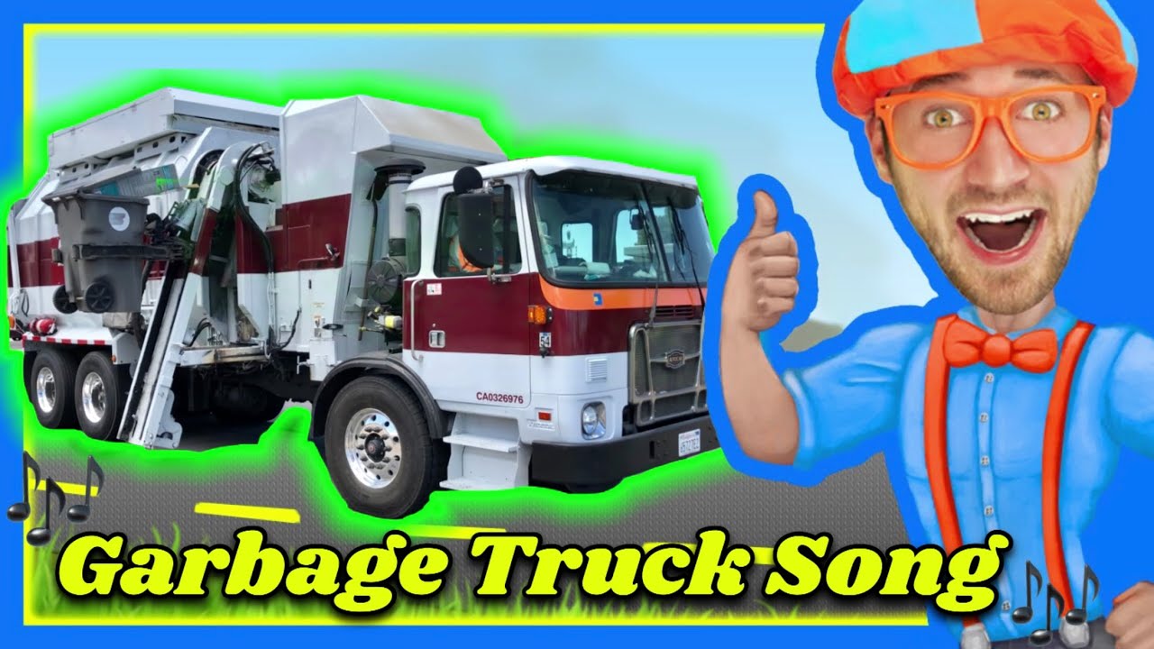 The Ultimate Garbage Truck Song for Toddlers 🎶 | 9 Minutes of Real Truck Action!