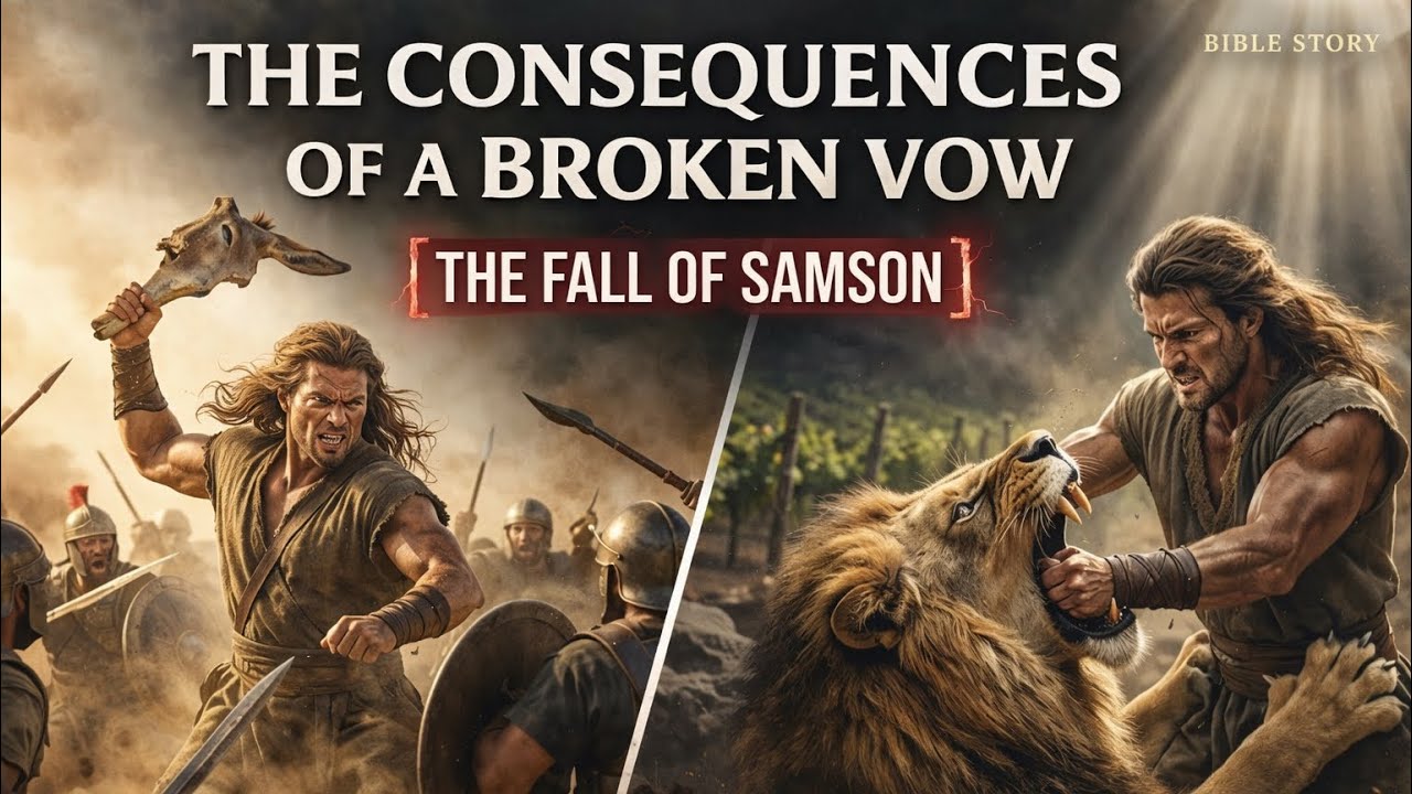 SAMSON AND DELILAH || The Broken Vow That Cost Him Everything