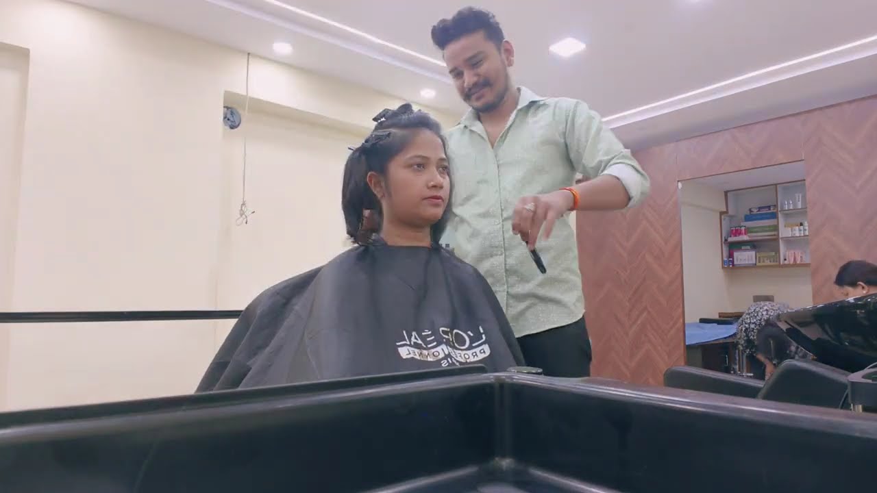Khud par thoda sa time 💇‍♀️✨Hair cut + self love moment 🌸#HairCutDay#SelfCare#RealLifeVlog