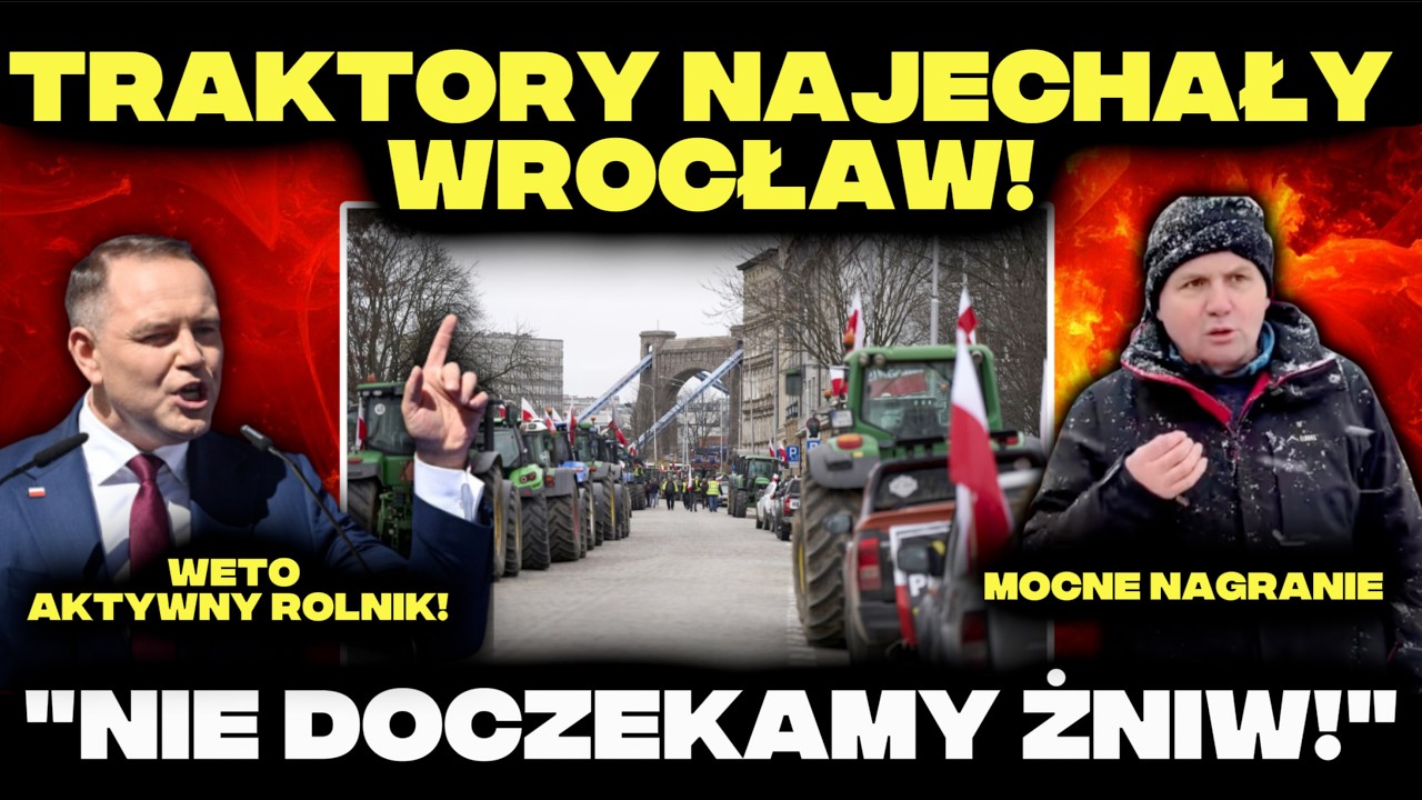 BUNT ROLNIKÓW Z GÓRNIKAMI! TRAKTORY WJECHAŁY DO MIASTA!