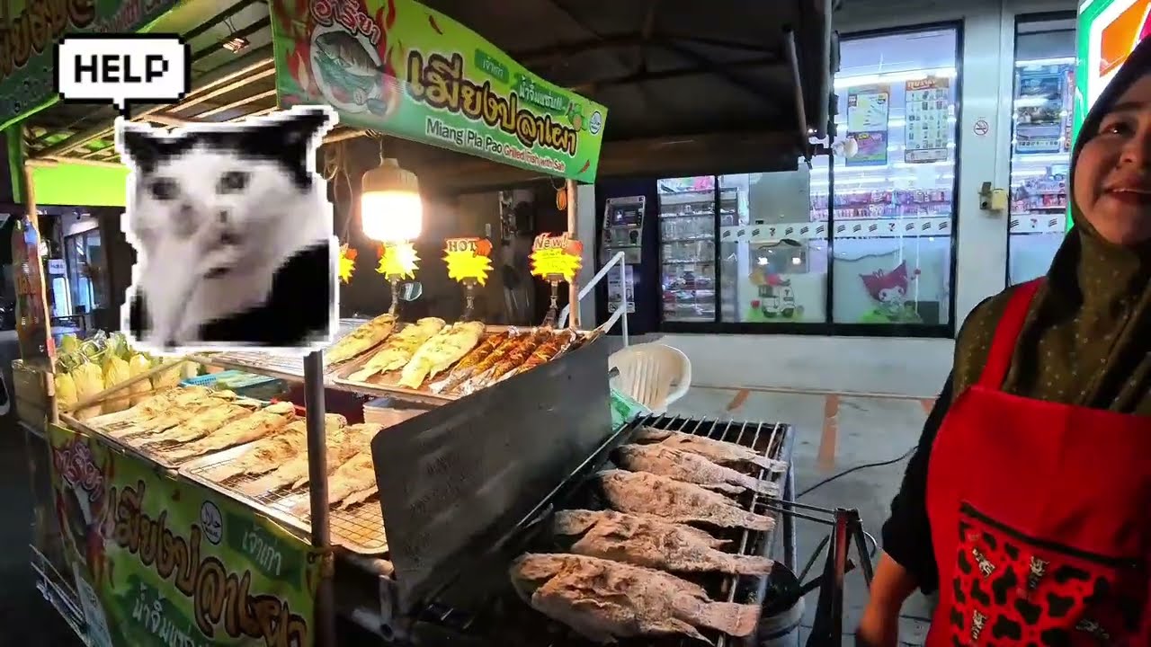 ฿160/€4,5 Street Food Fish in Pattaya… Worth the Hype? 😱
