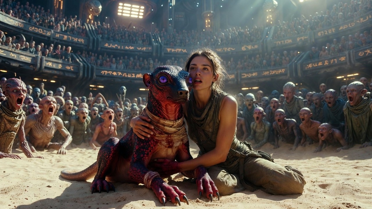 “Human Refuses to Kill Alien Pup… Changes Galactic Culture Forever! 🌌💖”