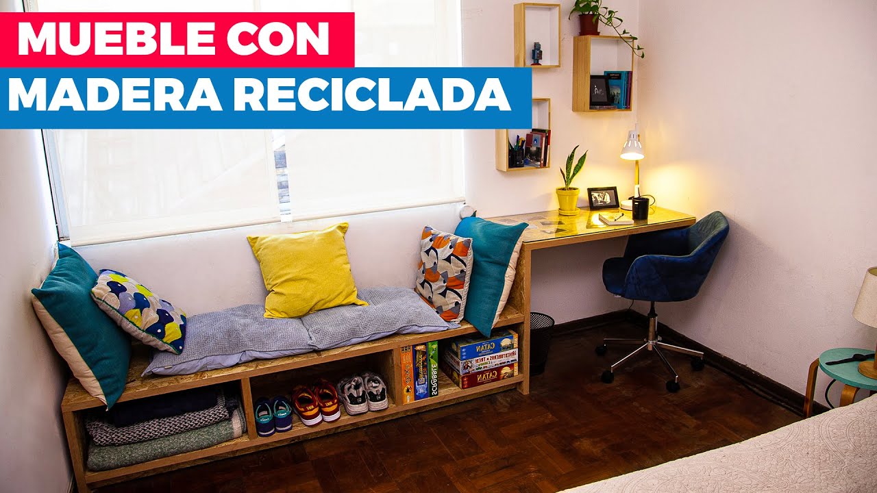 Cómo hacer un escritorio con madera reciclada