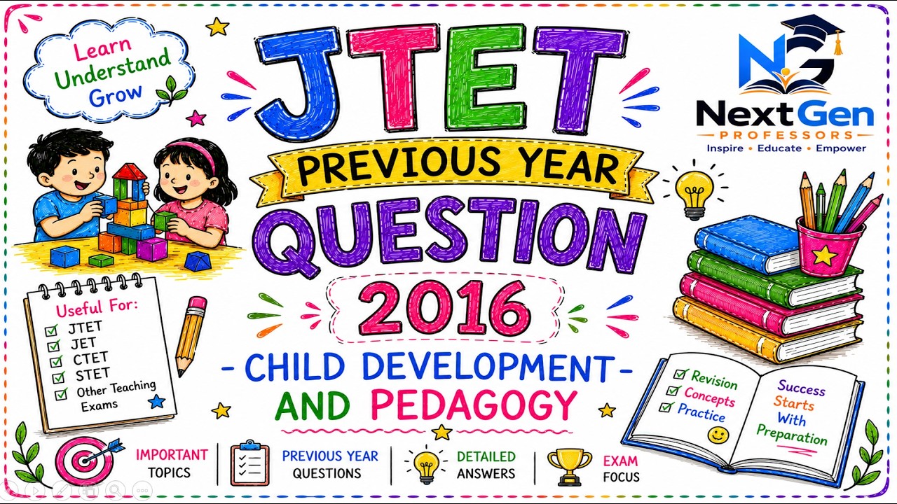 JTET 2016 PYQ