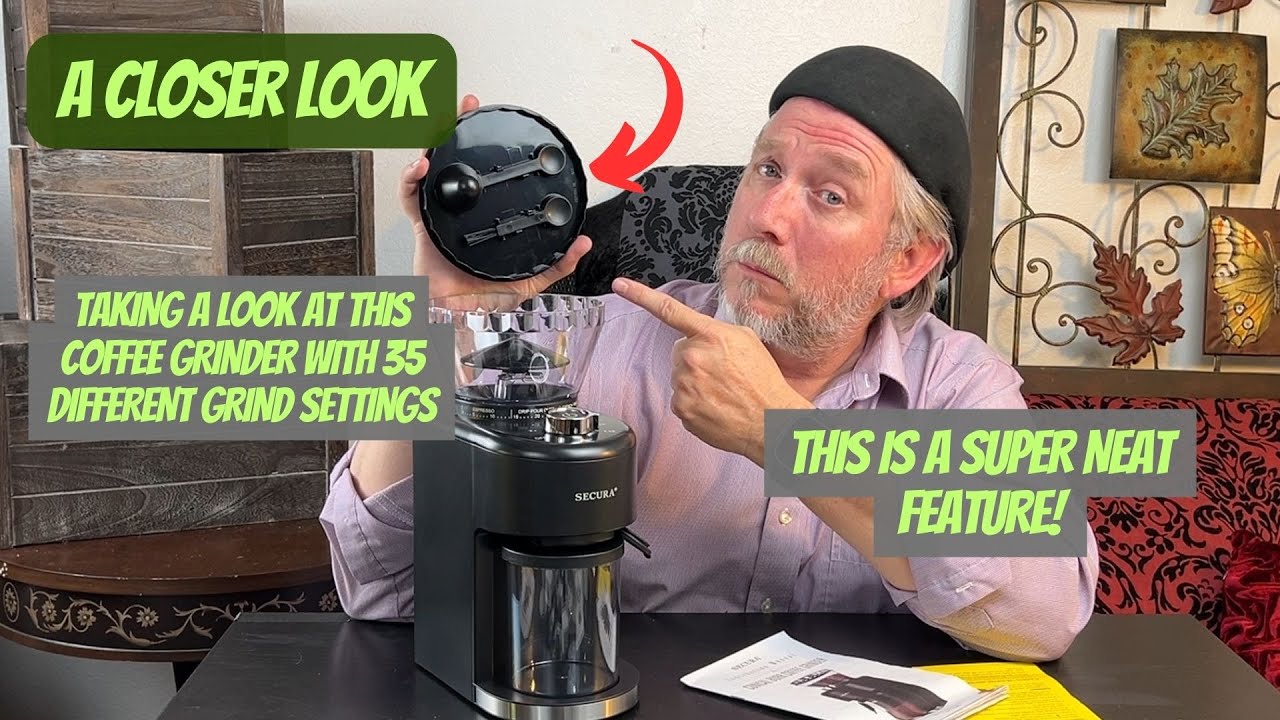 Unboxing this Secura Burr Coffee Grinder with 35 grind settings and SECRET accessories ;) B0CZLJP7CG