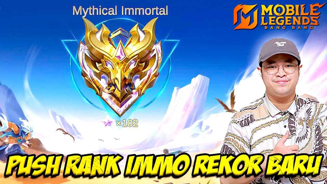🔴 LIVE PUSH RANK IMMORTAL 102 BIKIN REKOR RANK TERTINGGI❗MABAR VIP❗LIVE STREAM MOBILE LEGEND
