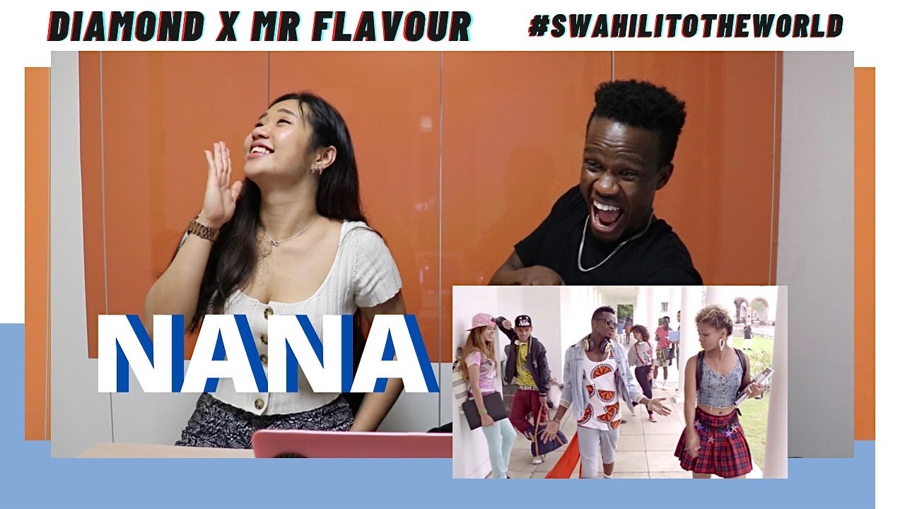 Diamond X MR Flavour- Nana | Reaction Video + Learn Swahili | Swahilitotheworld