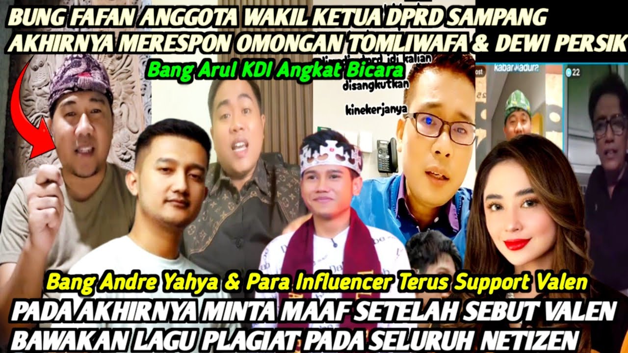 HEBOH‼️AKHIRNYA SI PENGKRITIK VALEN LAGU PLAGIAT MINTA MAAF & MEMBALAS OMONGAN TOMLIWAFA & MAMI DP🔥