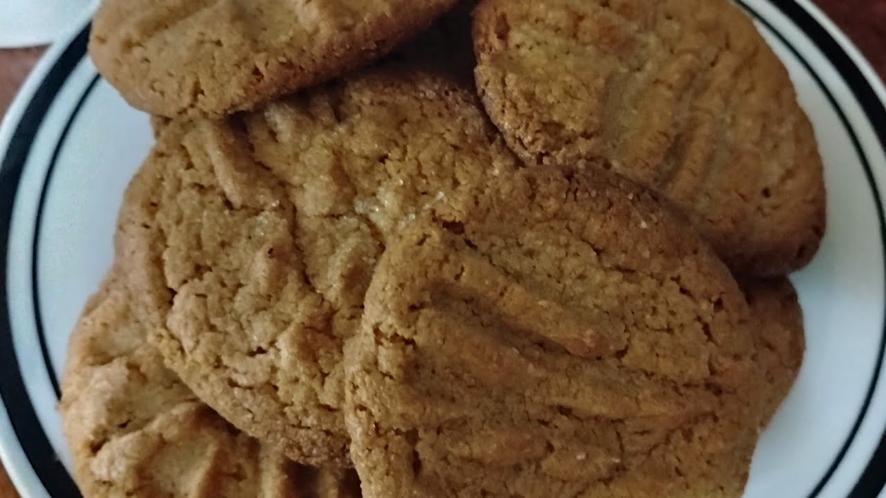 @JustCOOKINGIt                     Easy 3 Ingredient Peanut Butter Cookies 