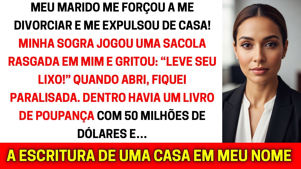 Fui expulsa de casa após o divórcio — o que havia na sacola mudou tudo