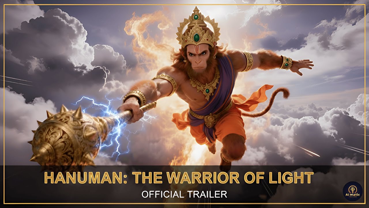 Hanuman: The Warrior of Light | Epic Mythological Trailer | AI matic Trailers  #hindugod