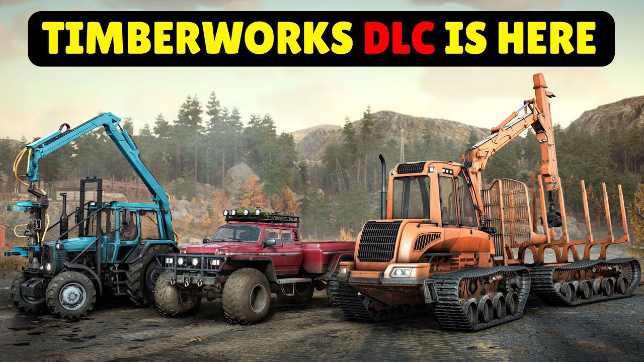 Timberworks Pack Is Out Now And Added New Vehicles To RoadCraft