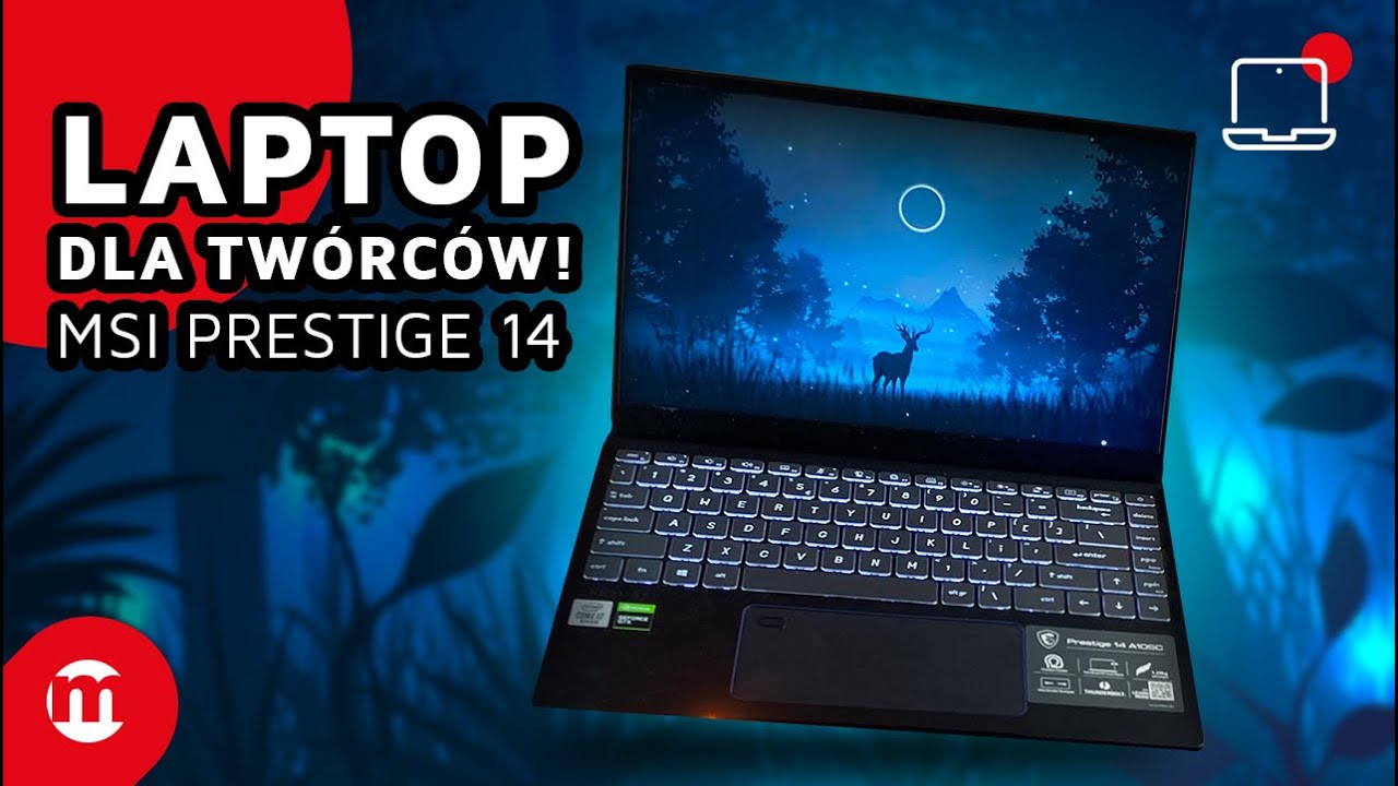 Testujemy laptop dla tw&oacute;rc&oacute;w | MSI Prestige 14 💻
