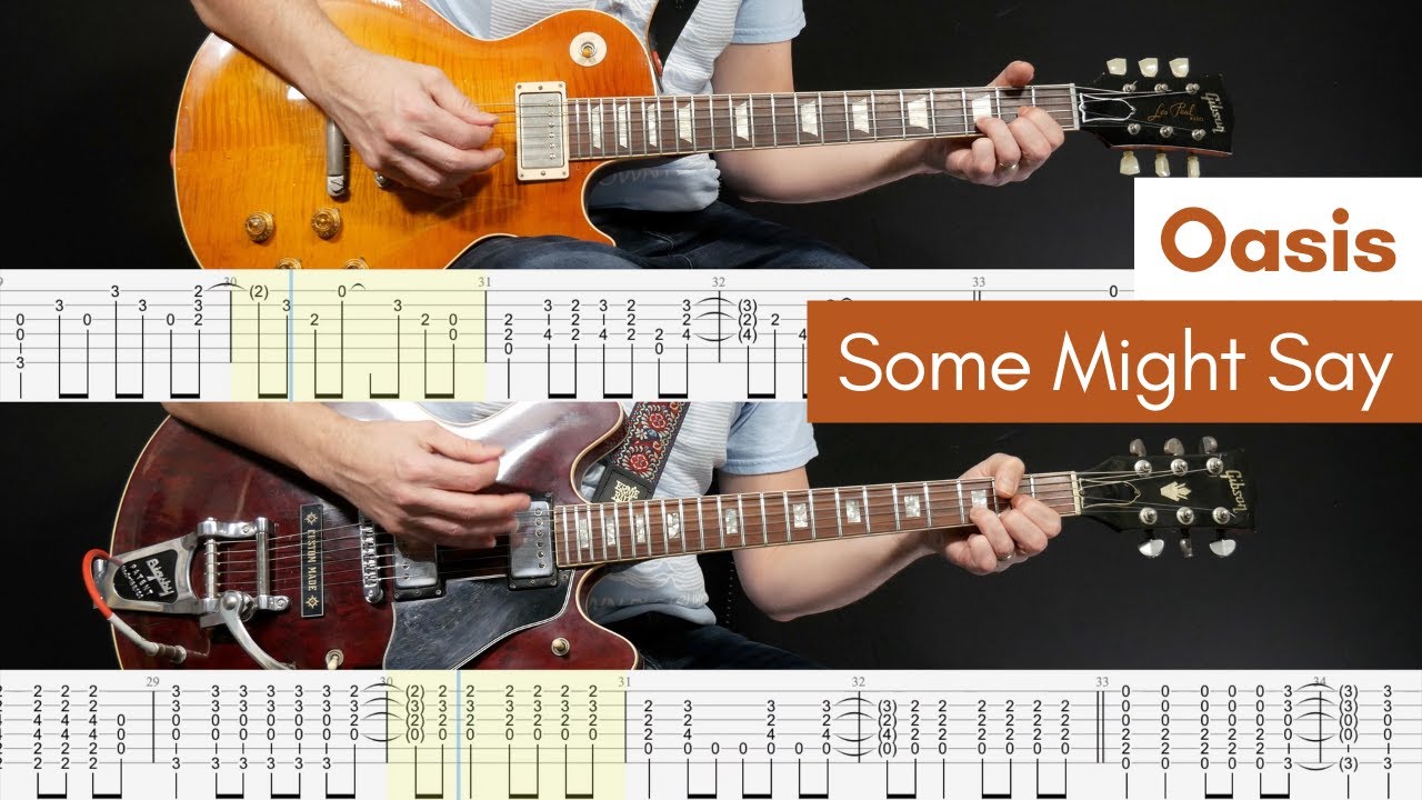 Some Might Say - Oasis (Guitar Cover & Tab) for everyone (like me) that didn’t get tickets :-(