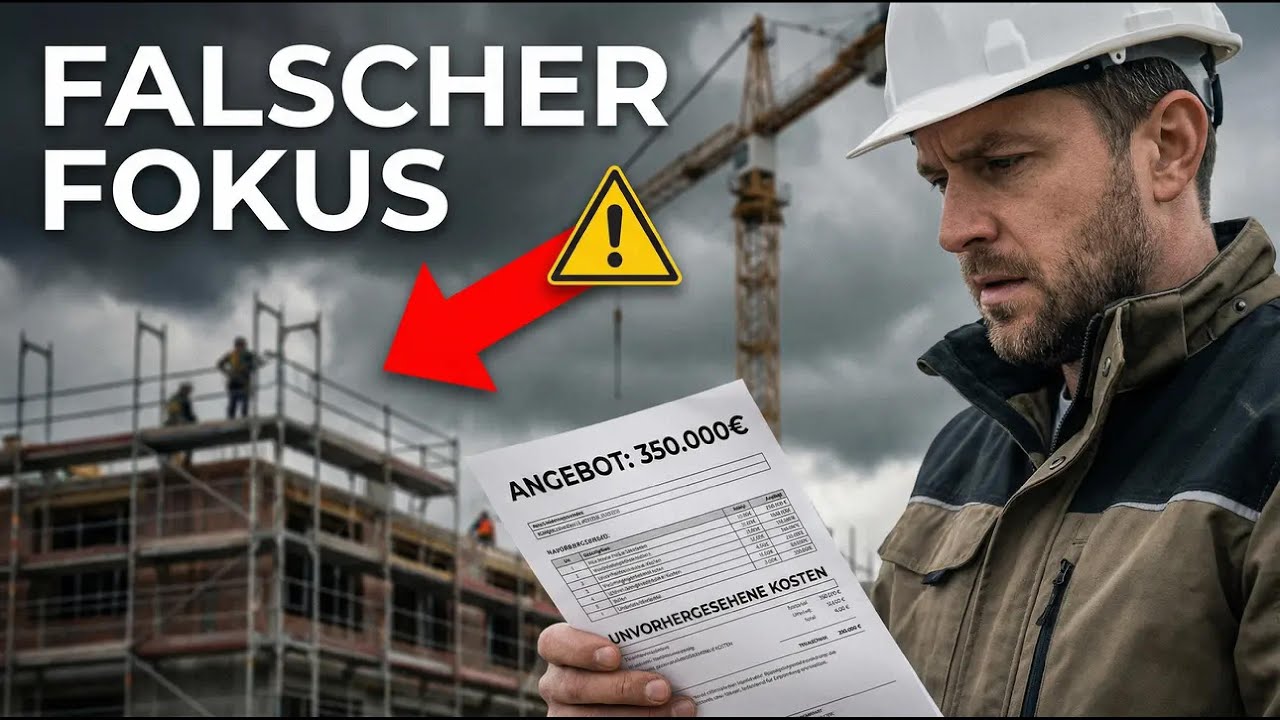 Warum Bauherren auf die falschen Dinge achten!!