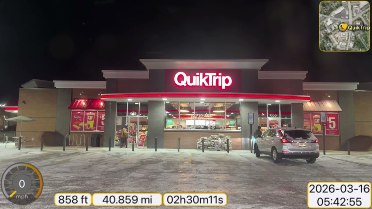 20260316 Dashcam Drivelapse Kansas City, Missouri to Olathe, Kansas
