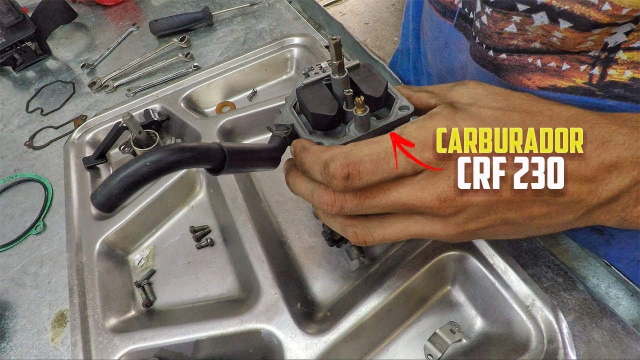 LIMPEZA CARBURADOR CRF 230 - REVISÃO CRF 230 - PARTE 2