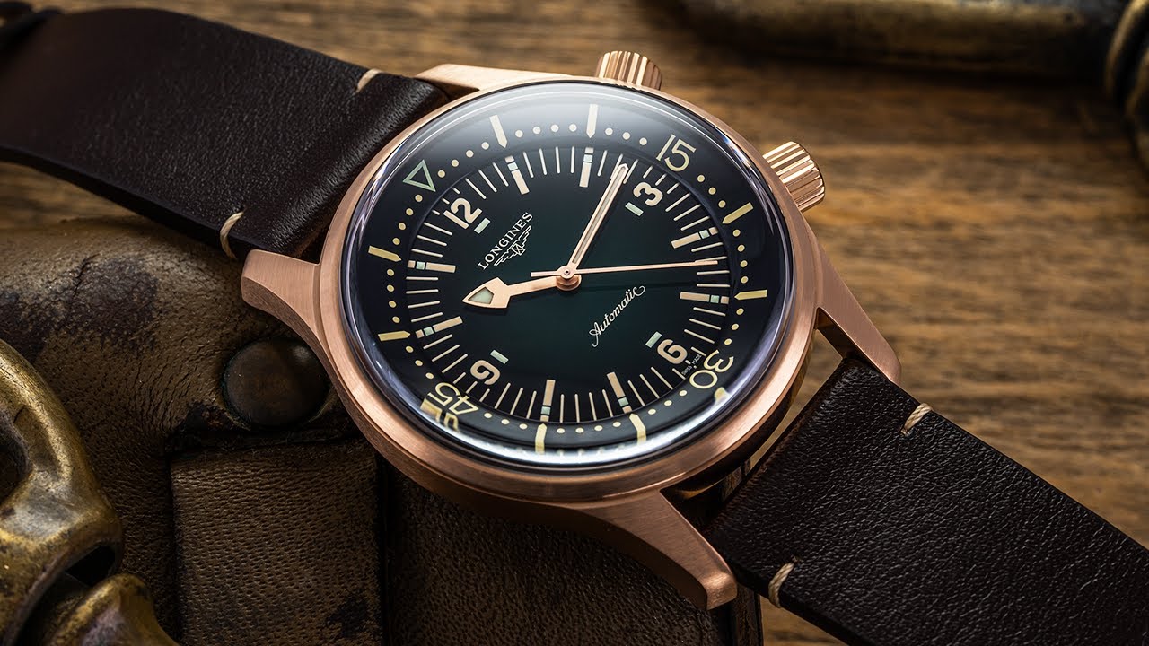 Часы для дайвинга Definitive Heritage от Longines теперь в бронзовом цвете — Legend Diver Bronze ...