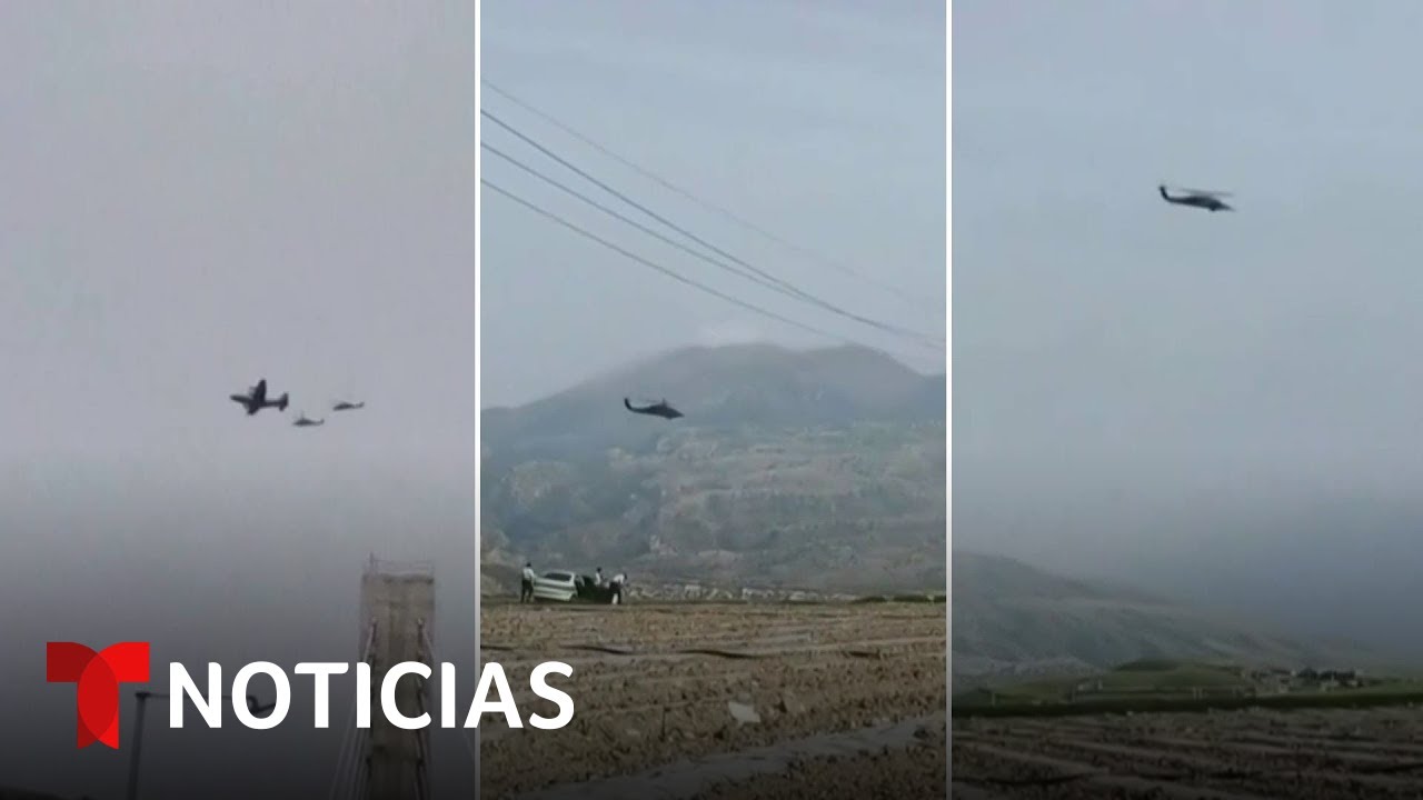 Ir&aacute;n difunde im&aacute;genes de helic&oacute;pteros de EE.UU. bajo fuego | Noticias Telemundo