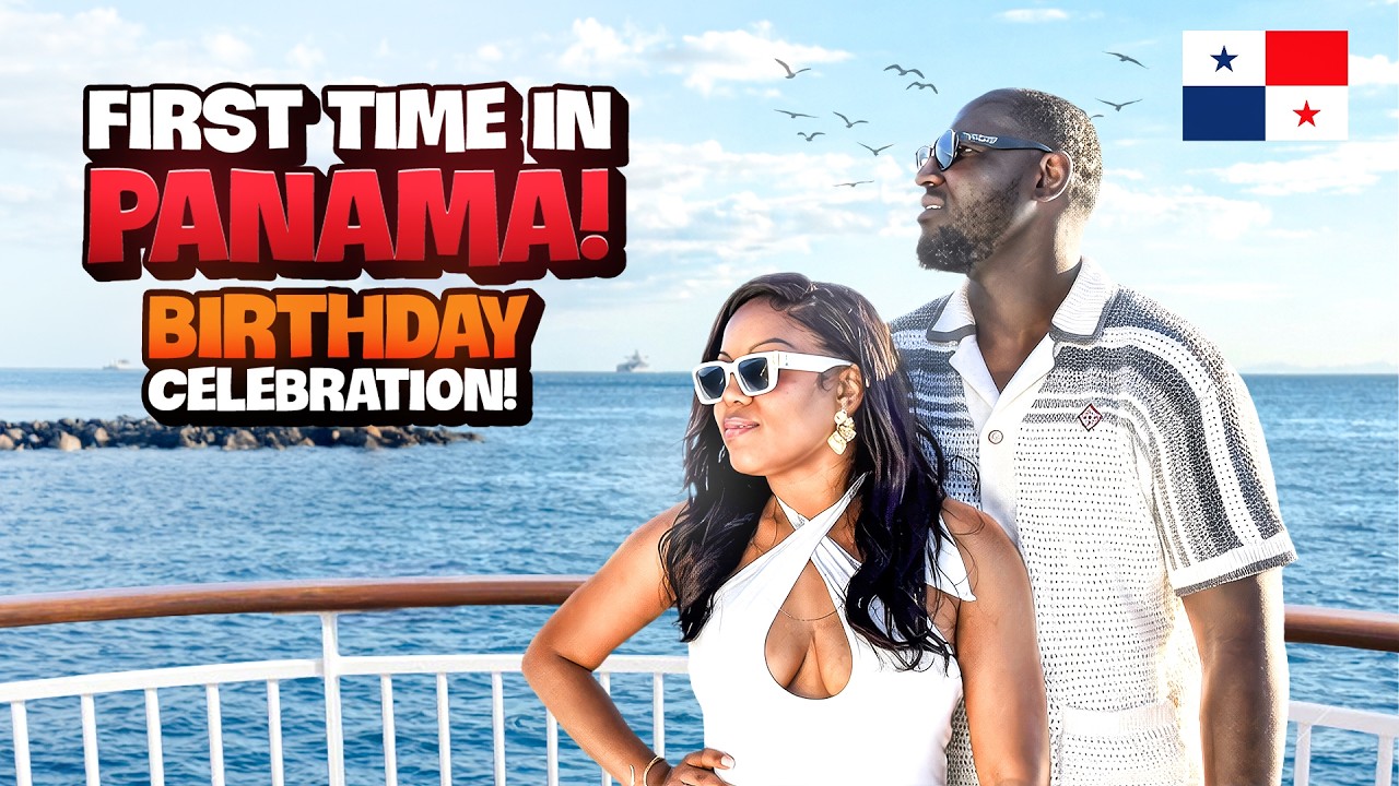 My Wife Took Me to Panama for My Birthday 🇵🇦 | Food, Culture, Boat Party & Taboga Island