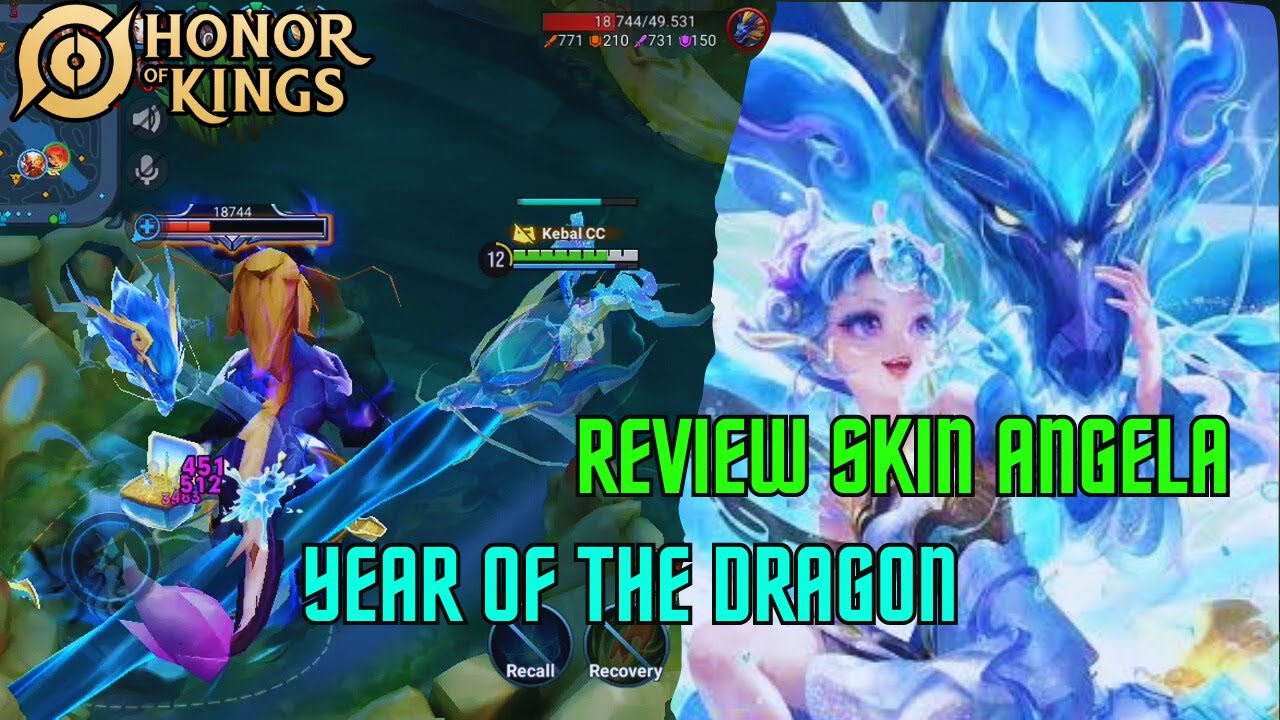 Crazy, this luxurious skin is only 100k! Skin Angela LNY 2024 - HONOR OF KINGS (part 33)