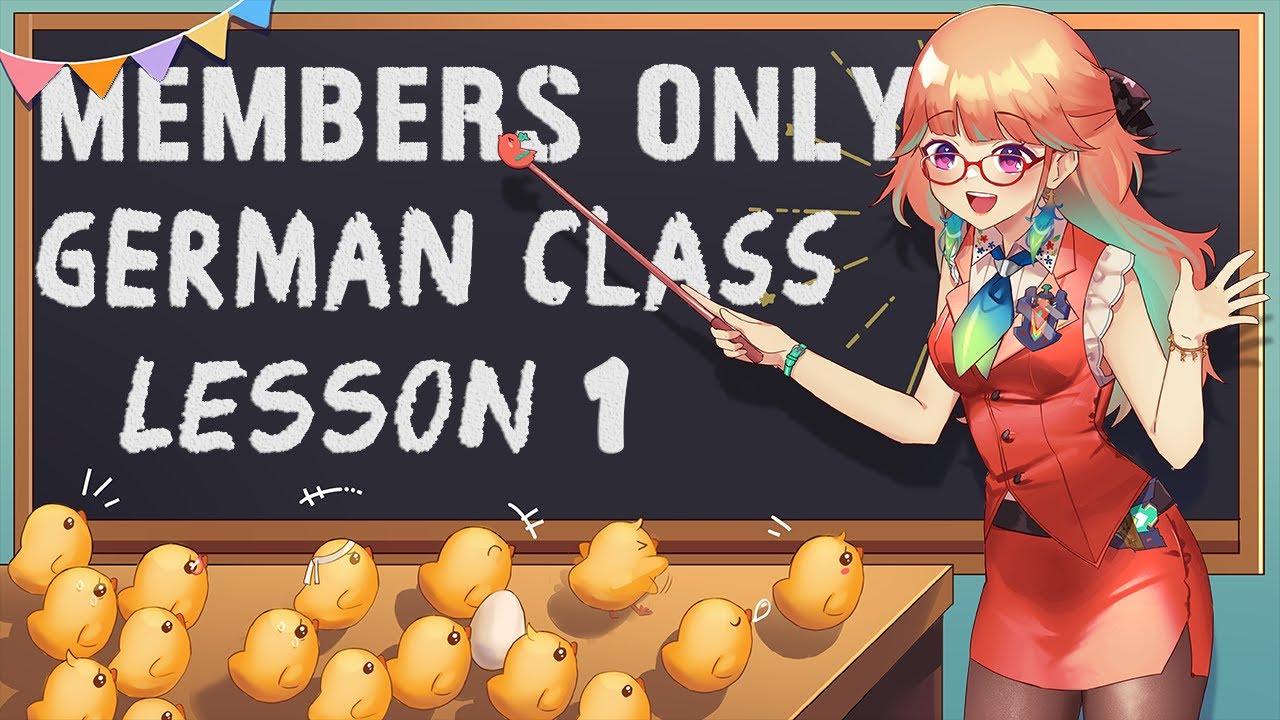 【GERMAN CLASS #1】Mein Name ist... KIARA! 【Originally Members only】