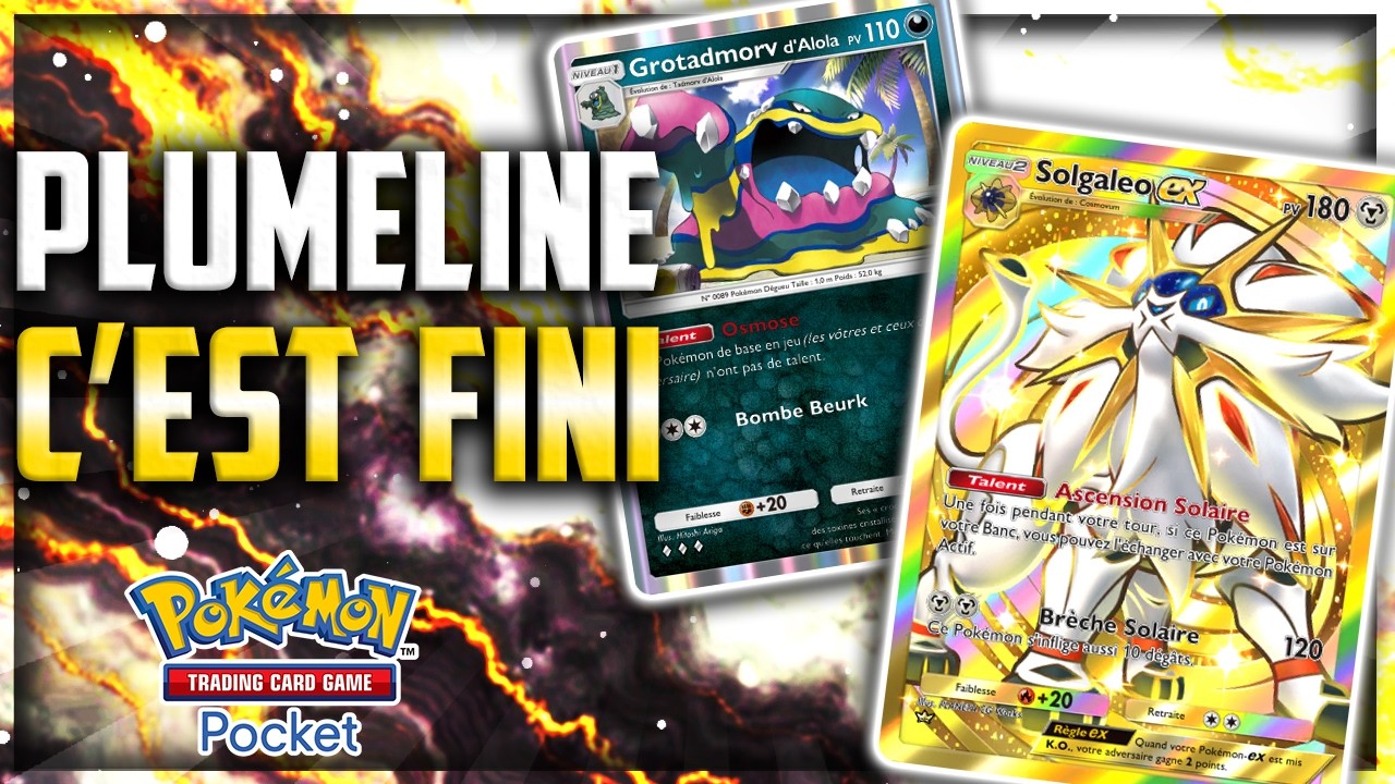 SOLGALEO HUMILIE enfin PLUMELINE grâce au NOUVEAU GROTADMORV sur Pokemon TCG Pocket