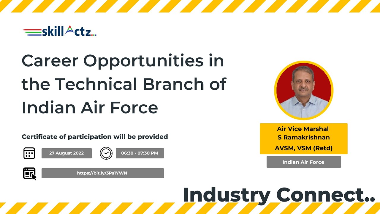 Career Opportunities in the Technical Branch of Indian Air Force | skillActz