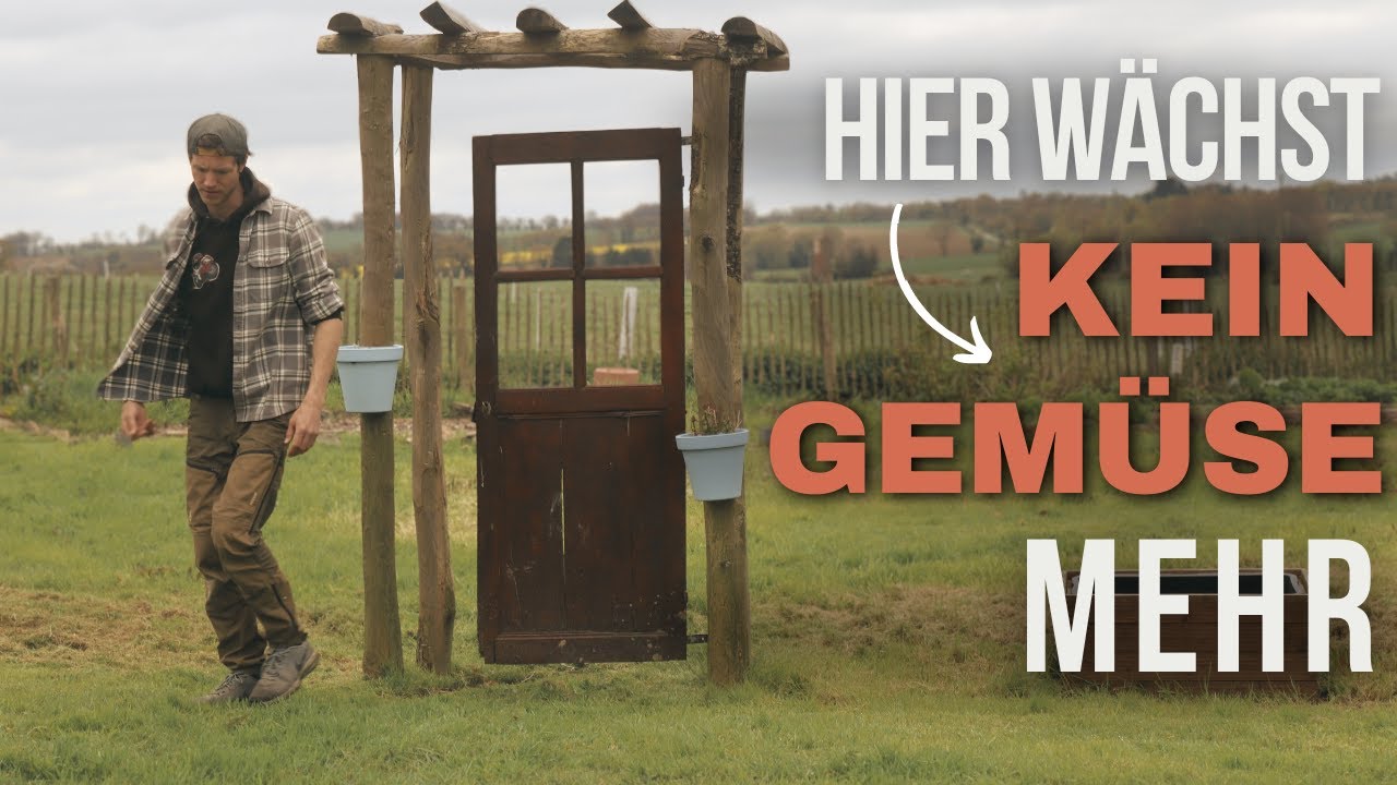 Es ist Schluss mit dem Gemüsegarten, aber...