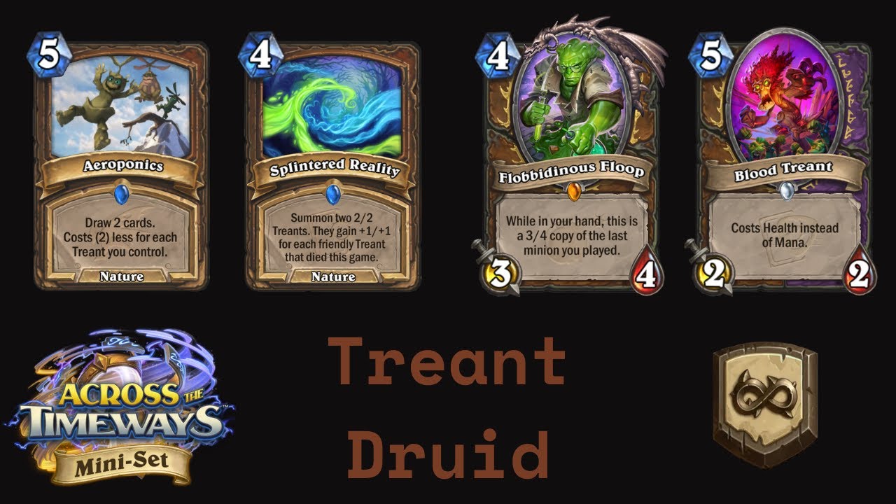 Treant Druid, New Version But Not The Best! (Hearthstone Wild)