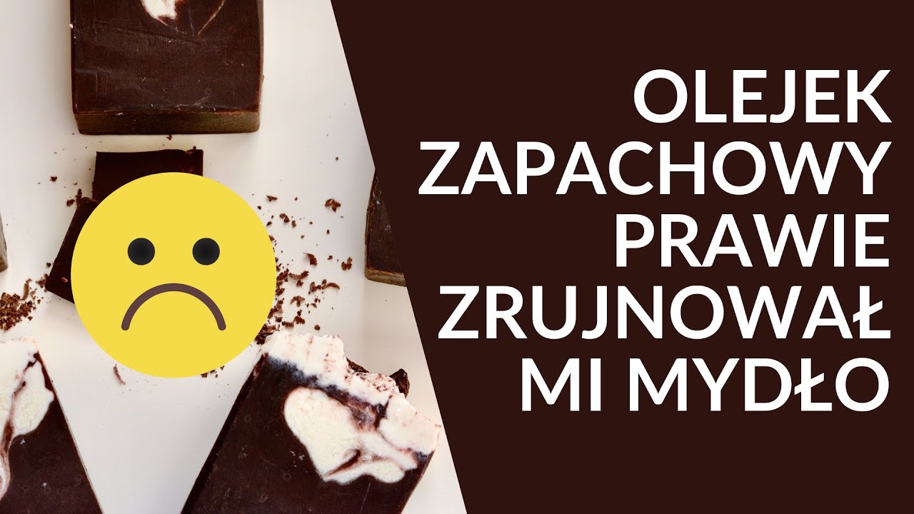 Olejek zapachowy prawie zrujnował mi mydło 😱 || Przepis na mydło o zapachu czekolady