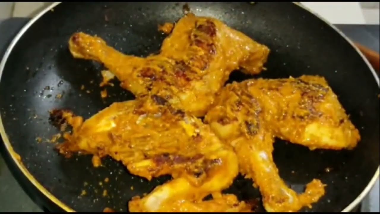 Chulay Chicken Tandoori||চুলায় মুরগির তান্দুরি ||অল্প মশলায় চিকেন তান্দুরি |No oven chicken Tandoori