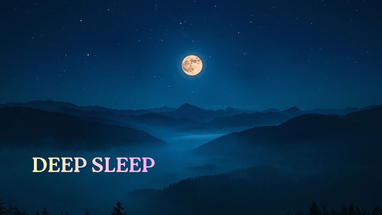 Deep Sleep 🌙 Pan Flute Music Under the Moon (2 Hours)