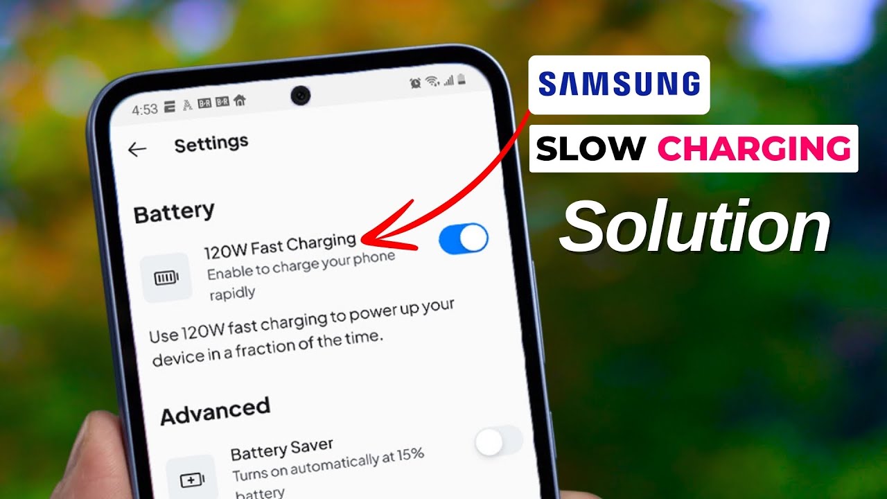 This One UI Hidden Features UNLOCK 120W Fast Charging | Samsung Slow Charging Problem