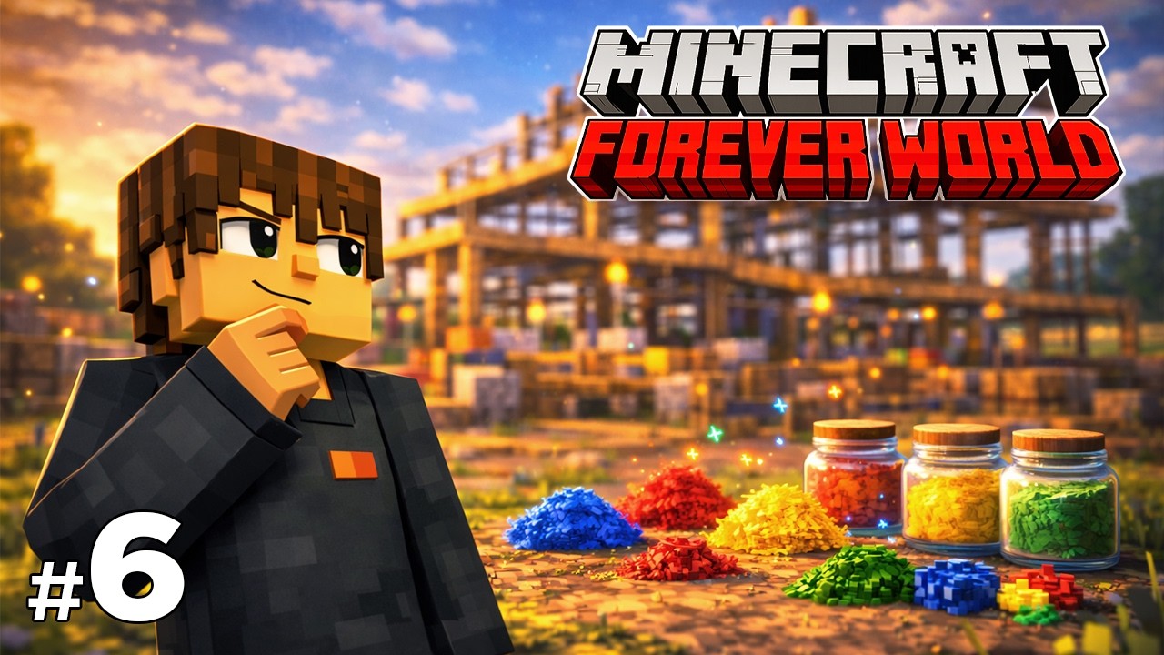 COSTRUISCO la MEGA WOOL Farm con TUTTI i colori - Minecraft ITA Ep.6