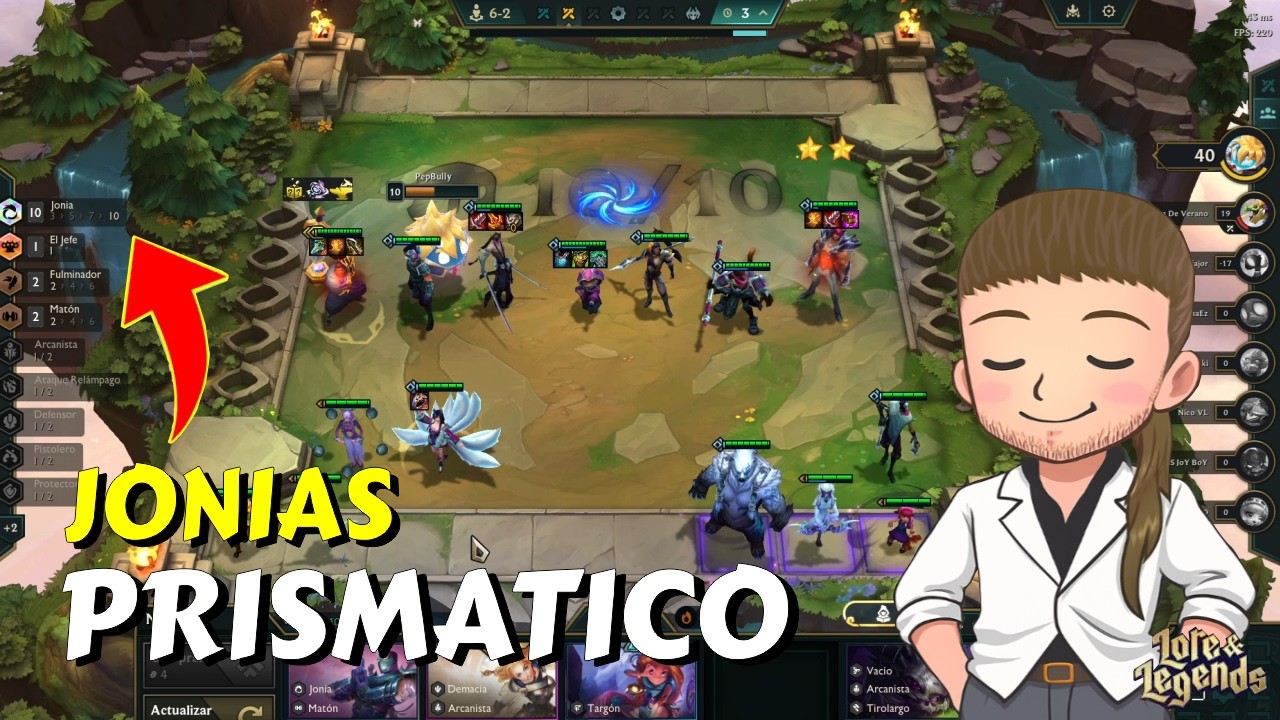 Jonias Primastico - TFT Set 16 - Lore&Leyends