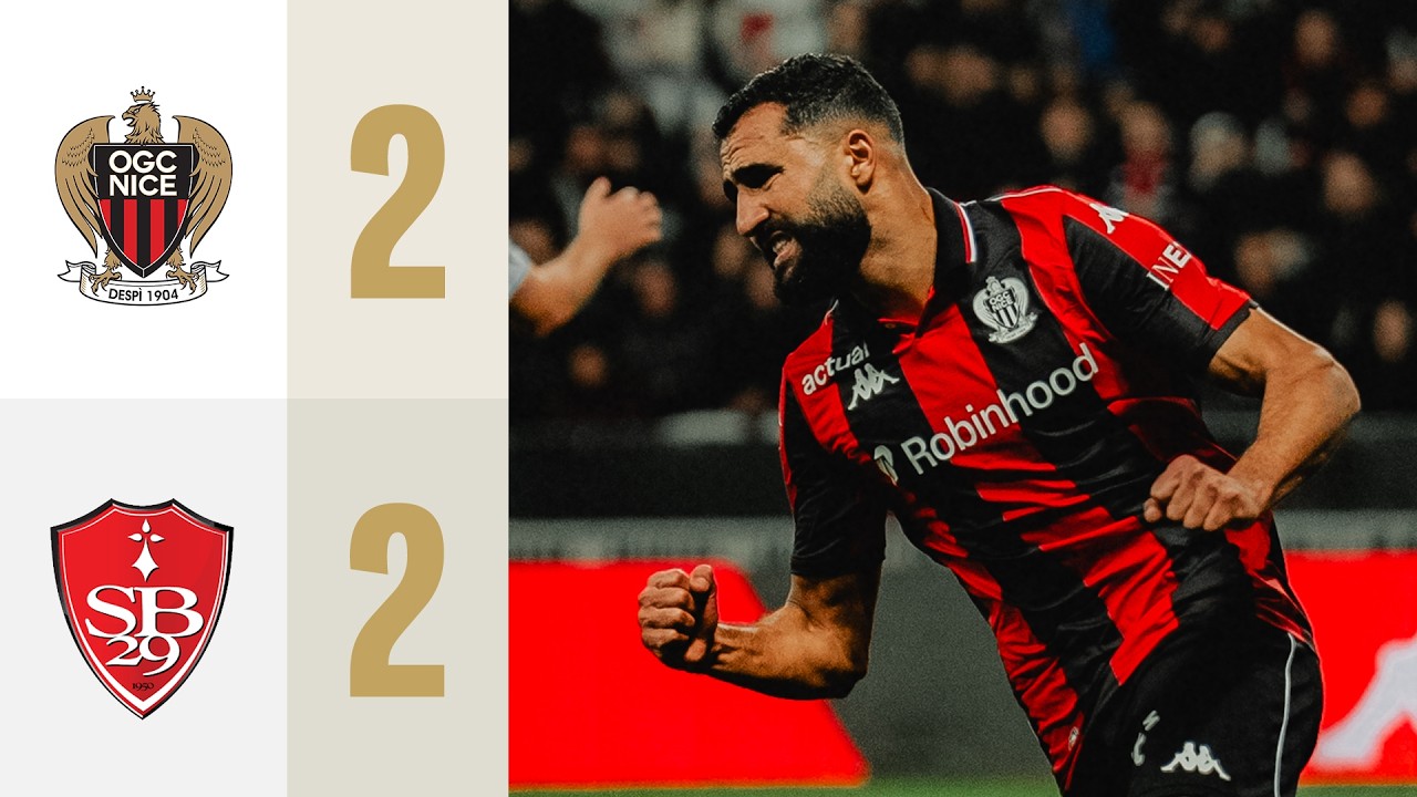 Résumé : Nice se REBELLE pour REVENIR face à Brest - J20 Ligue 1 McDonald's