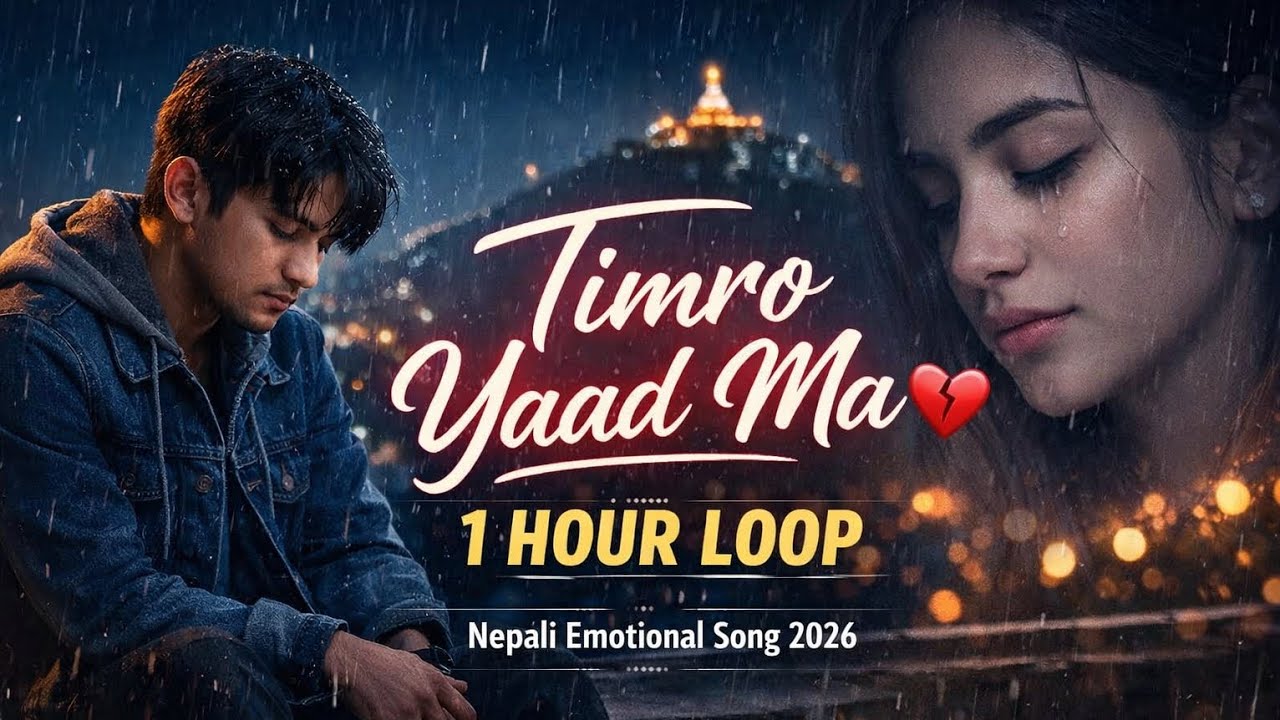 Timro Yaad Ma 💔 | Emotional Nepali LoFi Love Song 2026 | 1 Hour Loop